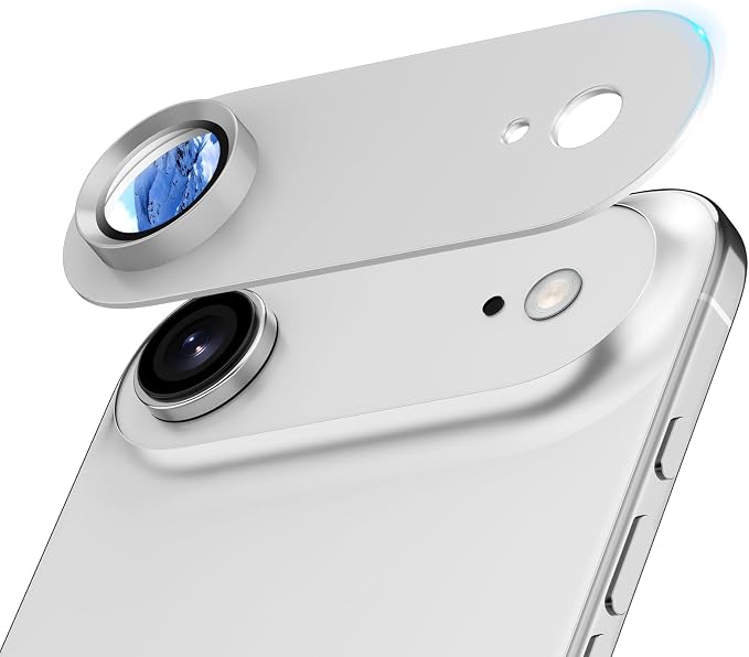 for iPhone Air Camera Lens Protector-Cloud White | Aluminum Alloy, Tempered Glass Camera Cover, Nano Reinforced Adhesive, Accessories, Anti-Drop, Anti-Scratch, Case Friendly by WumigooProducts