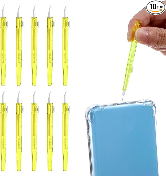 10 Pcs Phone Charge Port Cleaning Tool Kit Anti-Clogging Mini Brushes Cleaner Charging Port Cleaner Dual Side Multifunction Tools for Phone Camera Lens Speaker and Receiver by Unknown