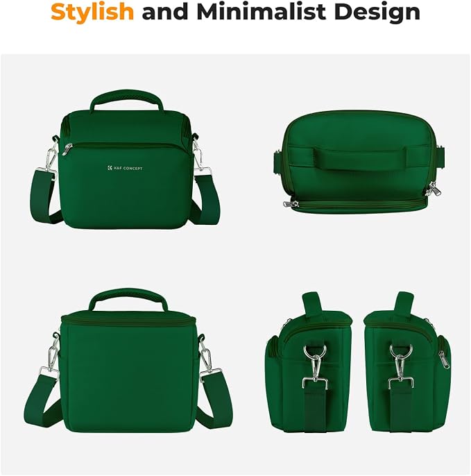 K&F CONCEPT Camera Sling Bag Small Crossbody Case | For DSLR/SLR Camera, Cute & Compact, Shoulder Photography Bags, Compatible for Canon/Nikon/Sony, BS09 - Image 7