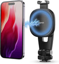 ULANZI Magnetic iPhone Tripod Mount MA23, Magnet Phone Holder Adapter Tripod Attachment Compatible with MagSafe Only for iPhone 12 13 14 15 16 Plus Pro Max All Series | Cold Shoe Mount for Tripod Attachment, Magnet Phone Holder w 360° Rotation 1/4'' Sc... by ulanzi