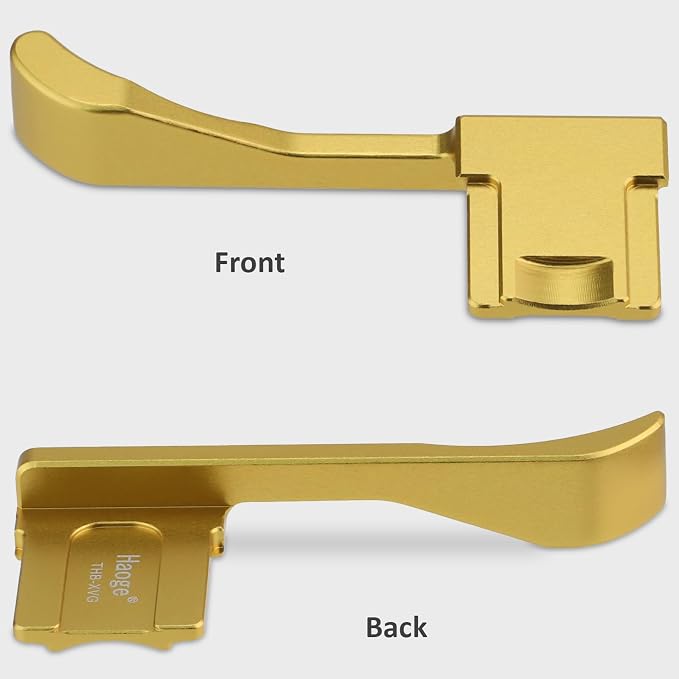 Haoge THB-XVG Metal Thumb Up Rest Hand Grip for Fujifilm X100VI Fujinon X100V Camera Accessories Gold Hot Shoe Thumb Up - Image 5