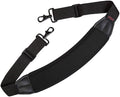 OP/TECH USA SOS Curve Padded Strap – Adjustable, Comfortable Replacement for Bags, Cameras, or Laptops – Ideal for Travel or Daily Use – Black - Made in USA by OPTECHusa