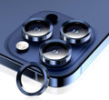 Camera Lens Protector for iPhone 15 Pro Max/15 Pro- Blue Titanium | 9H Tempered Glass, Metal Individual Camera Cover, Accessories, Anti-drop, Case Friendly, HD Clear, Anti-Scratch by WumigooProducts