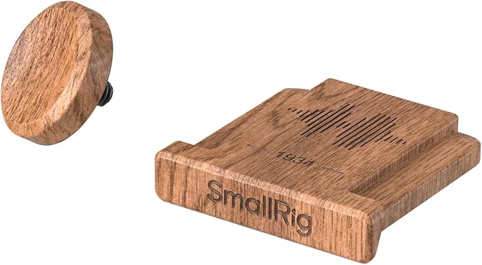 SmallRig Rosewood Hot Shoe Cover & Shutter Button Cap for FUJIFILM X100VI / X100V / X-T30 III / X-T30 II / X-T30 / X-M5 / X-E5 / X-E4 / X-E3 / X-T50 / X-T5 / X-T4 / X-T3 / X-Pro3/ X100F by SmallRig