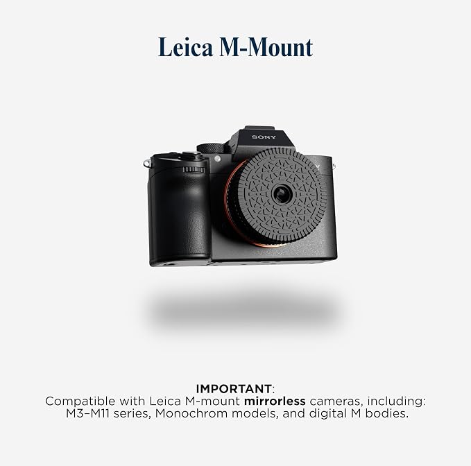 Retropia Repurposed Disposable Camera Mirrorless Lens | Unlimited Instant Film-Look Photos | Compact Pancake Lens, 32mm Focal Length & Fixed f/11 Aperture (Leica M-Mount Mirrorless Compatible) - Image 2