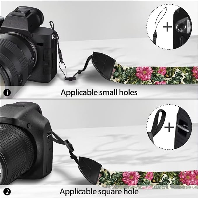Coldinair Black Adjustable Camera Strap Universal Neck & Shoulder Soft Padded Strap for All DSLR Cameras,Binoculars - Image 5
