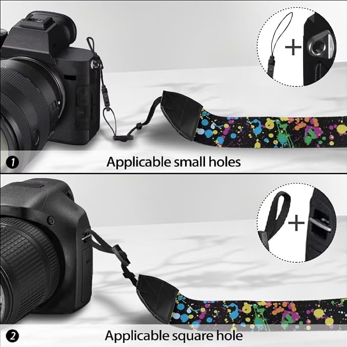 Coldinair Black Adjustable Camera Strap Universal Neck & Shoulder Soft Padded Strap for All DSLR Cameras,Binoculars - Image 5