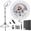 18 Inch Ring Light Kit, 55W Dimmable LED Light, Tripod Stand, Remote Controller,Box,CRI95(White) by xianyanbao