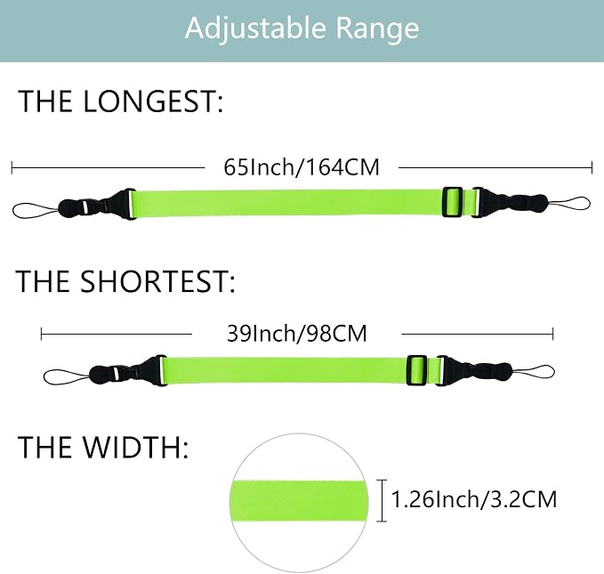 3 Pack Adjustable Shoulder Strap, iPad Strap Nylon Neck Lanyard | for iPad/Samsung Tablet Case,Camera Binocular Crossbody Laptop Luggage Bag - Image 2