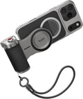 TELESIN Magnetic DSLR Style Master Grip Universal for iPhone/MagSafe | Phone Camera Grips Kit Built 3200mAh Battery Wireless Charging Handle Holder -【Graphene Case Only For iPhone 17 Pro Max】 by telesin