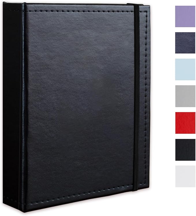 Small Photo Album 5x7 52 Pockets Leather Cover Picture Book Holds 5x7 Photos for Wedding, Baby, Family, Graduation by CHERRICH