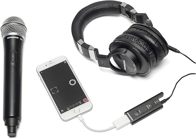SAMSON Stage XPD2 Handheld USB Digital Wireless Q6 Microphone Mic+Clip - Image 4