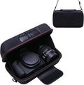 Case for Canon EOS Rebel T7/R50/R100 DSLR SLR Camera and 18-55mm Len Black | Hard Carrying Travel Case for Canon EOS Rebel T7/R50/R100/R50 V/T6/R8/R10/RP/SL3/R5/T100 DSLR SLR Camera and 18-55mm Len by LTGEM