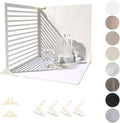 4PCS Double Sided Backdrop Boards, 16x16 inch Waterproof Photo Backdrop with 4PCS Board Brackets, 2PCS Pane Brackets, 1PCS 16x16 inch Window Shadow Pane for Food, Jewelry Photo Shooting by EOAJAFOU