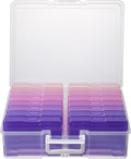 novelinks Photo Storage Boxes with Handle, Photo Organizers and Storage | 1Pack Color, Photo Albums 4x6 Pictures, Photo Cases, Classroom Organization, Index Card Box, Photo Card Holder, Seed Storage by novelinks