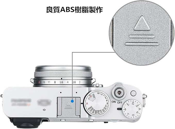 JJC 2 PCS Hot Shoe Cover Cap for Fujifilm Fuji XM5 XT5 XT50 XT30 II, Silver | Camera Hotshoe Cover for Fuji X-M5 X-T5 X-T4 X-T50 X-T30 II X100VI X100V X100 X-PRO3 X-S20 X-S10 X-E5 X-E4 X-T200 GFX100 II - Image 5