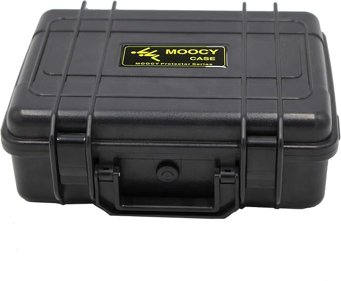 10" Small Hard Case with Customizable Foam Insert, 10.8x8.6x3.7 - Watertight Airtight Crush-Resistant Case for Pistol, Camera, Microphone & Electronics - Image 2