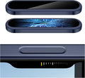 AMANECER 2 Pack Camera Control Button Protector for iPhone 17 Pro/Pro Max, Auto-Alignment Rugged Sensitive Slide Capacitive Protective Cover fit Apple Phone Side Click Touch Capture Key, Deep Blue by AMANECERCaseandBandforAppleSamsungGoogle
