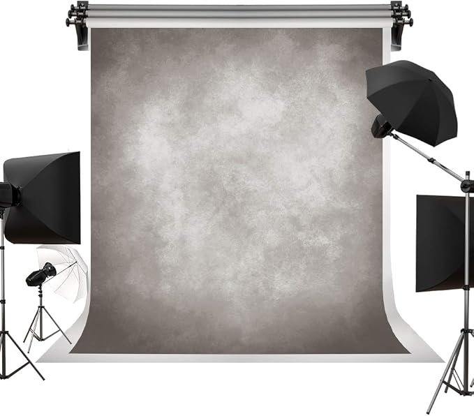 Kate 5x7ft Vintage Backdrops Abstract Grey Portrait Photo Backdrop for Photography Studio by KateBackdropforPhotography