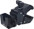 HYS HT &Microphone Clamp Mount Holder - Quick Release for CB Radio, Marine Radio, Walkie Talkie, Police Scanner (BC125AT SR30C BCD325P2 SDS100) , Speaker Mic | w/ Belt Clip & Knob by HYS