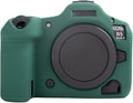 MUZIRI KINOKOO Silicone Case Compatible for Canon EOS R5 Mark II Digital Camera, Soft Rubber EOS R5 Mark II/EOS R5 II Protective case Cover with Anti-Slip Design - Green by MUZIRIKINOKOO