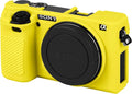 Easy Hood Case for Sony Alpha A6000 ILCE-6000 Digital Camera, Yellow | Soft Silicone,Anti-Scratch,Dustproof,Shockproof,Slim Fit,Enhanced Grip,Camera Skin Protector Accessories Protective Cover by EasyHood