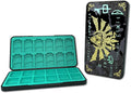 PERFECTSIGHT Switch Game Case Compatible with Nintendo Switch 2/OLED/Switch Lite, 24 Switch Game Holder Cartridge Case with 24 Game & 48 Micro SD Cards Storage, Kingdom Badge by PERFECTSIGHT