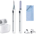 2Pcs Earbud Cleaning kit， Multi-Function Cleaning Pen with Soft Brush Flocking Sponge，Suitable for Bluetooth Headset, Charging Box, Mobile Phone, Earbud by VUBOJO