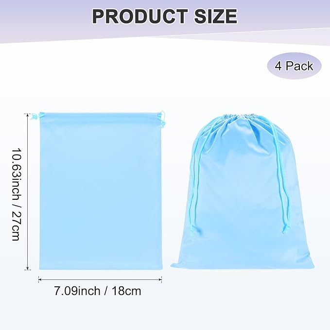 M METERXITY Ski Goggle Bag, Soft Microfiber Pouch Bags Case with Drawstring for Snow Goggles/Camera Lenses/Sunglasses - Image 3