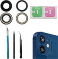 2pcs/Set Sapphire Rear Back Camera Glass Lens Replacement for iPhone 12 for iPhone 12 Mini with Pre-Installed Adhesive and Repair Tool kit Set by Dogxiong