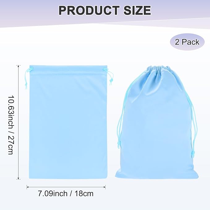 M METERXITY Ski Goggle Bag, Soft Microfiber Pouch Protective Storage Bags Case with Drawstring for Snow Goggles/Camera Lenses - Image 3
