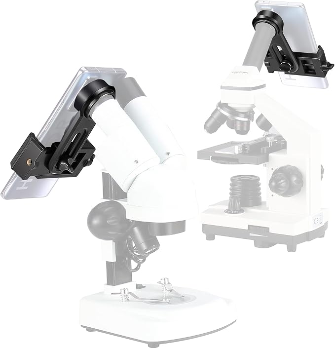 Smartphone Camera Adapter for Microscope Eyepiece Tube 23.2mm - Built-in 16X Microscope Eyepiece - Image 4