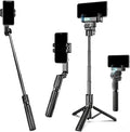 AI Tracking Gimbal Stabilizer for SmartiPhone - 360° Auto Face Follow, Bluetooth Remote, Anti-Shake Tripod for Vlogging/Live Stream, Metal Bracket with Gesture Control by Nfutreon