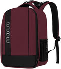 MOSISO Camera Backpack,Photography Backpack Padded Camera Bag, Wine Red | DSLR/SLR/Mirrorless Shockproof Camera Bag with Customized Modular Inserts&Tripod Holder Compatible with Canon,Nikon,Sony by MOSISO