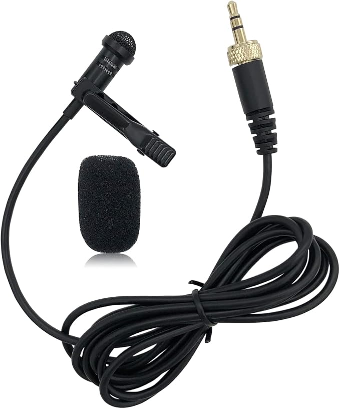 Lavalier Microphone Replacement for Sennheiser Wireless Transmitter/ME 2 Mic - Lav Lapel Clip, Wearable, Omnidirectional, 3.5mm TRS - Image 2