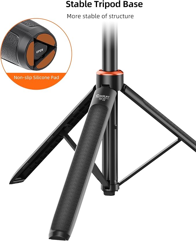 53" Action Camera Selfie-Stick Tripod for DJI Osmo Pocket 4P/4/3/2, GoPro Hero 13/12/11/10/9/Max2, DJI Action 6/5 Pro/4, Travel Vlogging Stand/Extension Pole/Handle Grip/Accessory for Video Recording - Image 6