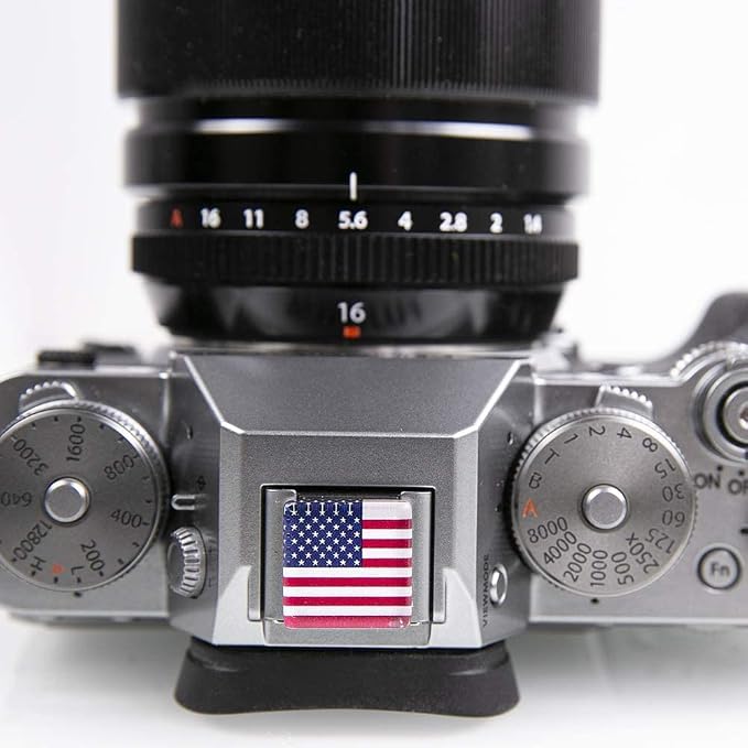 Foto&Tech Camera Hot Shoe Cover Compatible with Sony FX30 FX3 A7R V Full-Frame Cinema Camera (US Flag) - Image 4