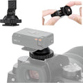 JJC Cold Shoe Mount Adapter for DJI Mic Mini / Mini 2 2S, Stable Anti-Slip | with Tighten Knob & 1/4"-20 Hole, High-Stength ABS, Angle Adjustable, Hot Shoe Accessories for DSLR Camera Video Recording by JJC