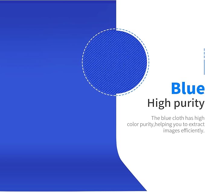 NEEWER 10 x 12FT / 3 x 3.6M PRO Photo Studio premium polyester Collapsible Backdrop Background for Photography, Video and Television (Backdrop Only) - Blue - Image 7