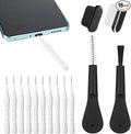 16 Pack Phone Charger Port Cleaner Kit, Anti-Clogging Mini Brushes Cleaner, Reusable Speaker Cleaning Tool, Multifunctional Mini Cleaning Dust Remover Tools for Phone Headphones Tablet Computer Camera by Unknown