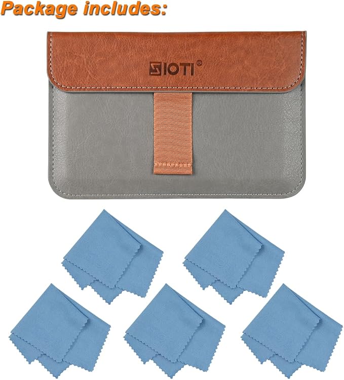 SIOTI Camera 100 * 150mm Square Filter Case, Leather Filter Pouch, Compatible with 100mm*150mm Square ND/GND/Colorful Filter - Image 7