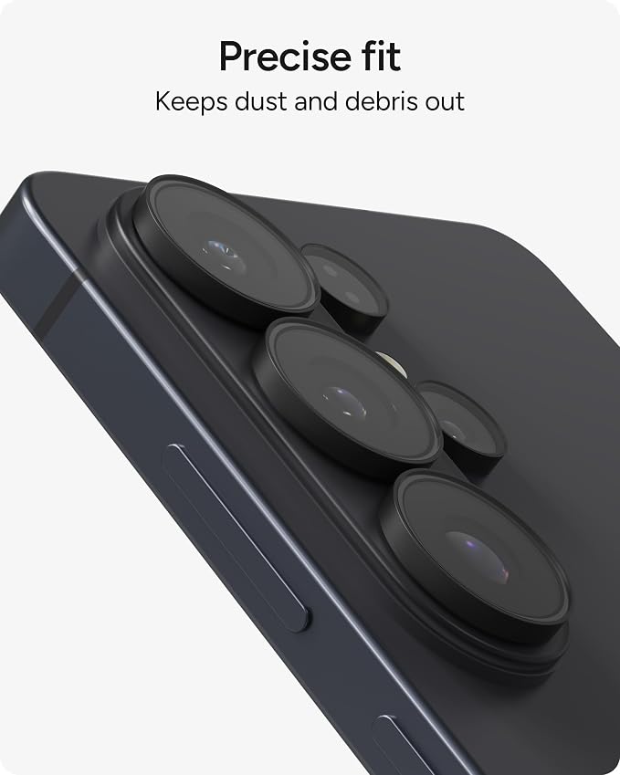 ZAGG Glass Elite Samsung Galaxy S26 Ultra Camera Lens Protector - Anti-Reflective, 5X Stronger Impact & Scratch Resistant Aluminosilicate Glass - Easy Installation, Smudge-Free Surface - Image 8