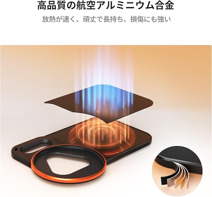K&F CONCEPT Double-Sided Magnetic Lens Filter Mount Adapter | Compatible with iPhone 17 Pro and 58mm Threaded Filters, iPhone Filter Mount, FA101 - Image 3