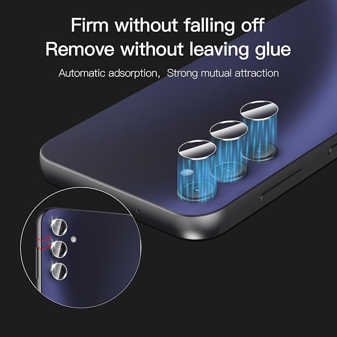 Anoowkoa 2 Pack for Gabb Phone 4 Pro Screen Protector + 2 Pack Camera Lens Tempered Glass Protector.9H Hardness.Support Fingerprint Unlock Bubble-Free.Easy Installation - Image 2