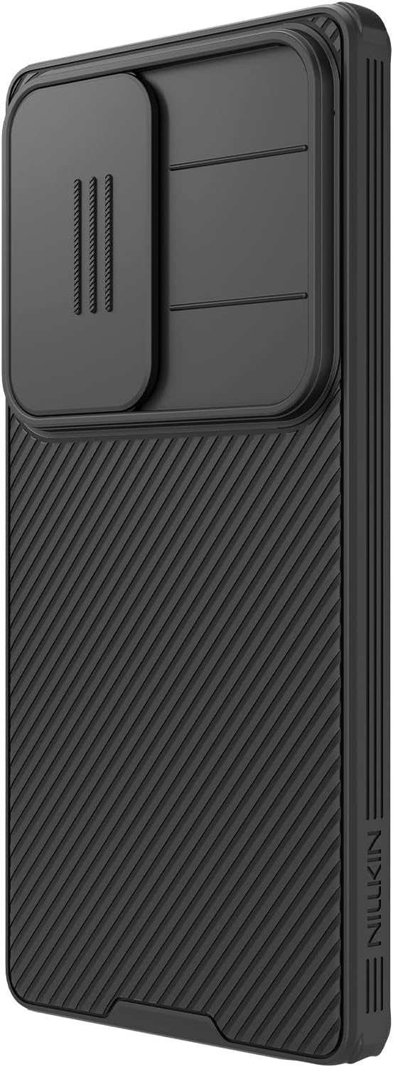 Nillkin for Samsung Galaxy S26 Ultra Case with Camera Cover, [Lens Protection] Mil-Grade Shockproof Protective Bumper Hard Cover Slim Phone Case for Galaxy S26 Ultra Cases 6.8'' Clear Black - Image 4