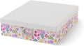 Soul & Lane - Floral Memory Storage Box, 14.8x13x3.7 In, Morning Garden | Keepsake Scrapbook Organizer with Lid for Photos, Letters and Memorabilia, Decorative Floral Storage for School Memories by SoulLane