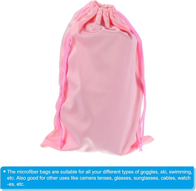 PATIKIL Ski Goggle Bag, Microfiber Snow Goggles Case Storage Sleeve Drawstring Pouch - Image 4