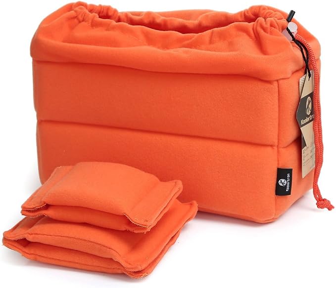 Koolertron Shockproof Camera Photo Bag for SLR TLR Camera Insert Partition Padded Case,Can be Put Directly Into the SLR Camera Bag With Freely Adjustable Compartment by Koolertron