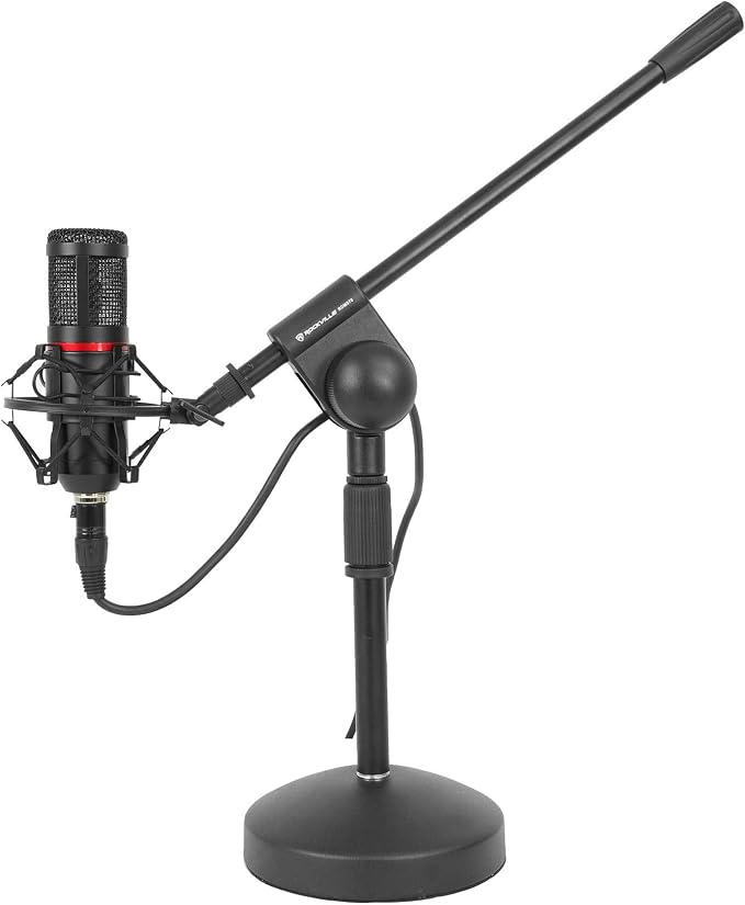 Audio-Technica AT875R Short Shotgun Condenser Microphone w/Line+Mic Stand - Image 9