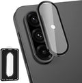 for Samsung Galaxy A36/A56 Camera Lens Protector, Individual Metal Ring Tempered Glass Lens Cover, [Strong Adsorption] Scratch Resistant Ultra-Thin HD Clear Lens Cover, 1 Set-Black by Btscase